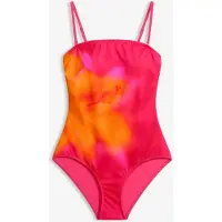 Bonprix Maillot 1 pièce bandeau à bretelles amovibles