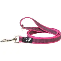 JULIUS K-9 Laisse en caoutchouc avec boucle Rose - Gris (Chien, Général)