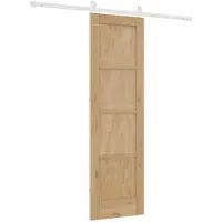 vidaXL Porte coulissante , 61 x 198,5 cm, en bois massif de pin