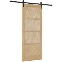 vidaXL Porte coulissante ORKDAL, 86 x 211 cm, en bois massif de pin