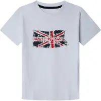 Pepe Jeans Clag T-shirt manches courtes blanc 10 ans garçon blanc 10 ans