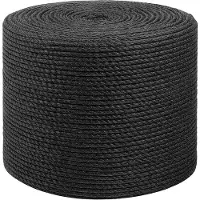 vidaXL Corde en Jute 6 Noir Jute 100% Tossa