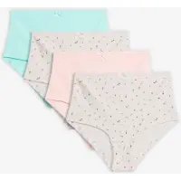 Bonprix Lot de 4 culottes maxi douces en coton côtelé