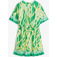 Bonprix Robe en mousseline volantée