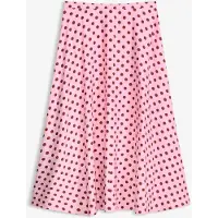 Bonprix Jupe midi fluide en viscose mélangée
