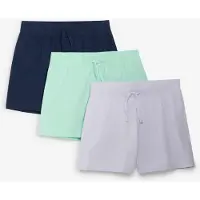 Bonprix Lot de 3 shorts en jersey 100% coton