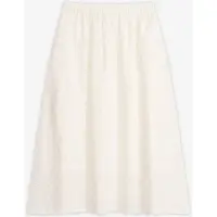 Bonprix Jupe midi à broderie florale