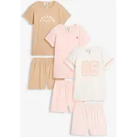 Bonprix Lot de 3 pyjashorts 100% coton