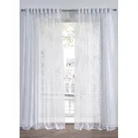 Bonprix Voilage en tissu dévoré (1 pce)