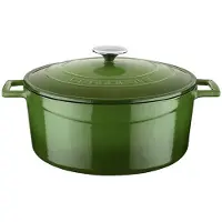 Lava Cocotte - 28 cm - 6,71 litres - Fonte - Vert