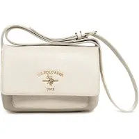 U.S. POLO ASSN. sac à épaule bandoulière Stanford Flap Bag Creme White écru