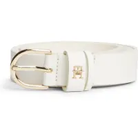 Tommy Hilfiger Ceinture 'TH Monogram' blanc