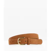 Bonprix Ceinture en cuir avec boucle brillante