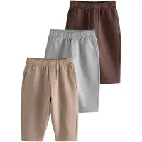 Next Pantalon beige / brun foncé / gris