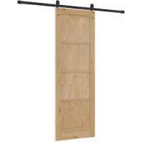 vidaXL Porte coulissante ORKDAL, 73,5 x 211 cm, en bois massif de pin