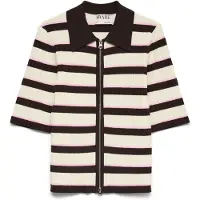 Vero Moda Cardigan 'AWHanna' crème / chocolat / rose
