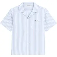 Prohibited Chemise 'Vineyard Breeze' bleu clair / noir / blanc