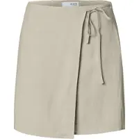 Selected femme Jupe 'SLFHAZEL' beige