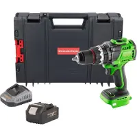 Procraft PA18ProBL-BB Perceuse-visseuse à percussion sans fil 20 V 180 Nm Brushless + 1x batterie 4,0 Ah + chargeur + boîte à outils RHINO