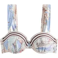 Next Hauts de bikini beige / bleu / chocolat / blanc
