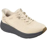 SKECHERS Slip-ins - BOBS Sport Skillz - Too Essential : baskets à enfiler pour femme, couleur Natural/Grey, 117756-NTGY