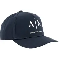 Armani Exchange pour homme. XM002696AF15502MB106 Casquette de baseball marine (OSFA), Casuel, Coton