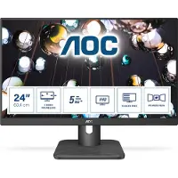 AOC E1 24E1Q écran plat de PC 60,5 cm (23.8") 1920 x 1080 pixels Full HD LED Noir