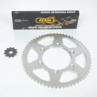 Afam Kit Chaîne Pour Moto Cpi 50 Sx 2006 À 2009 11x62 Pas 420 Alésage 110 Neuf