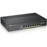 Zyxel GS1920-8HPV2 Commutateur Ethernet Gigabit administrable (10/100/1000) Alimentation par Ethernet (PoE) Noir