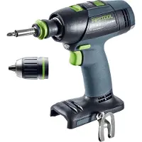 Festool Perceuse-visseuse sans fil T 18+3 Li-Basic 18 V 50 Nm Brushless Solo + Systainer (574763) - sans batterie, sans chargeur
