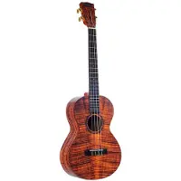 Mahalo MA4KA Artist Elite Series Photo Flame Koa Ukulélé baryton