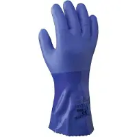 Showa Gant de protection chimique PVC 300 mm, 660,Taille 10