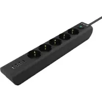 Inca IPW-44TU Steckdosenleiste IPW-44TU 5fach, 3xUSB-A+1xUSB-C, 1,5m