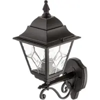 ELSTEAD Luminaires d'extérieur , Norfolk NR1, dimmable, Noir, Verre, Ancien