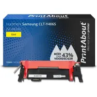 PrintAbout Toner compatible pour Samsung CLT-Y406S (SU462A) - Jaune