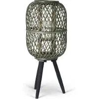Safaary Bougeoir Oriental en Bambou Ø 21 x 60cm