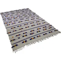 Safaary Couvre-lit marocain Handira Vintage 279 x 176cm