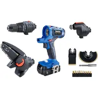 Westfalia 3-in-1 cordless power tool, 17 pieces