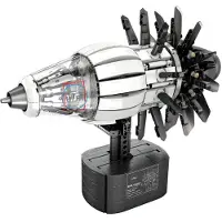 ReoBrix 33018 Moteur d'avion, 1351 pièces, kit de construction à emboîter