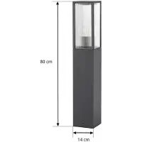 LINDBY Luminaires d'extérieur , Peldar, dimmable, Noir, Terrasse, Aluminium, Moderne