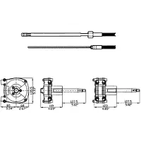 Ultraflex Câble De Gouvernail M66