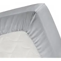 Cinderella Drap Housse Surmatelas Cinderella Light Grey (Jersey)-140 x 200/210 cm