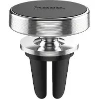 Hoco CA47 Porte-véhicule magnétique en métal, Support pour smartphone, Argent