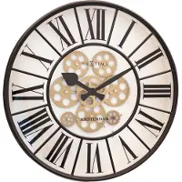 Nextime - 3283WI - Horloge Murale - 50cm - noir - William
