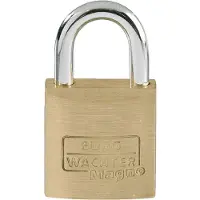 BURG-WÄCHTER Cadenas cylindrique 400 E Magno / 50 largeur du corps de verrou 50 mm laiton