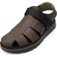 Camper Sandales ' Oruga ' brun foncé / vert / noir