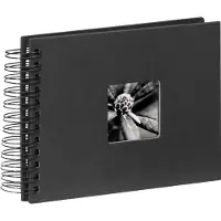 Hama Album photo à spirales - - Fine Art - Noir - 24 x 17 cm - 50 pages