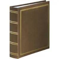 Hama Album Londres, pour 200 photos 10x15 cm, brun (22.50 x 22 cm)