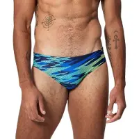 Speedo Hyperboom Print 2.5in Swimming Brief Bleu UK 36 Homme