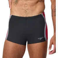 Speedo Solid Splice Swimming Boxer Noir UK 34 Homme